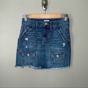 So Denim Mini Skirt